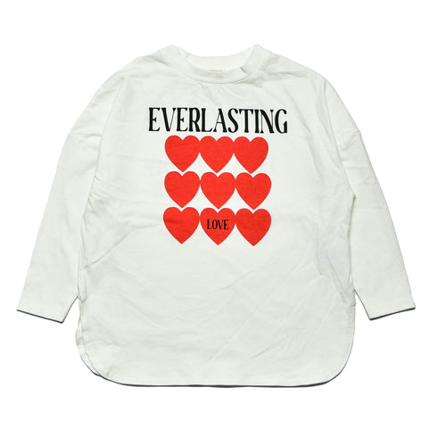 【S/M】★NEWO/ネオ★ハート・リボンTシャツ(3224104w)